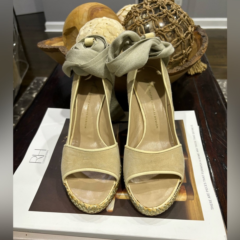 Giuseppe Zanotti lace up Wedge Sandal